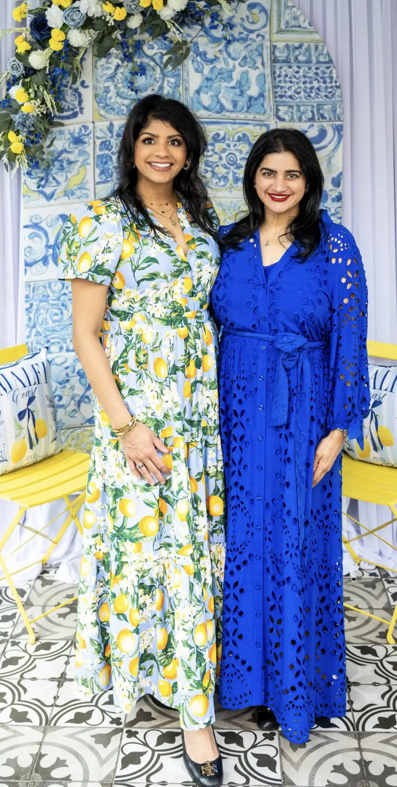 Ruchi Gandhi, chair Kruti Gandhi at Women of Wardrobe Spring Fling (Photo by Emily Jaschke)