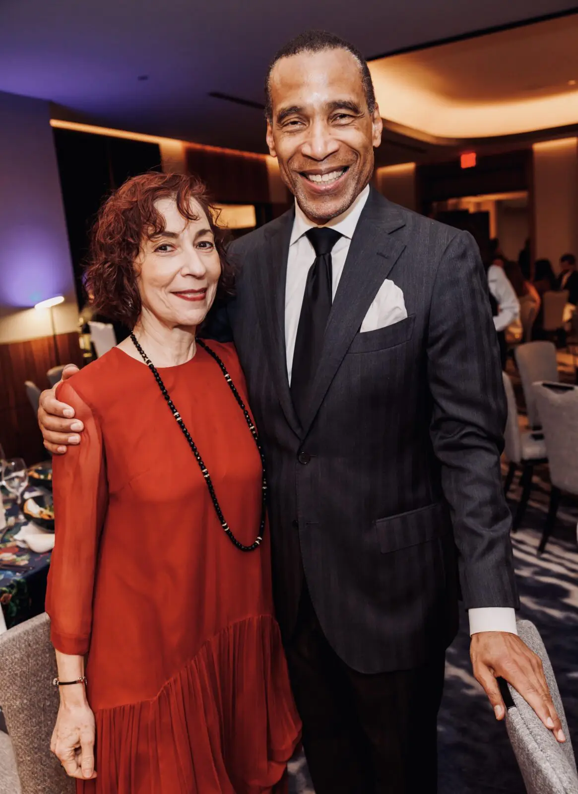 DACAMERA artistic director Sarah Rothenberg, Len Cannon at DACAMERA 2026 Gala: Music Salons and Jazz Supper Club