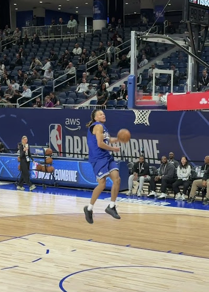 University of Houston point guard Kingston Flemings attacked the NBA Draft Combine without stressing over it. Or getting caught up in the fancy.