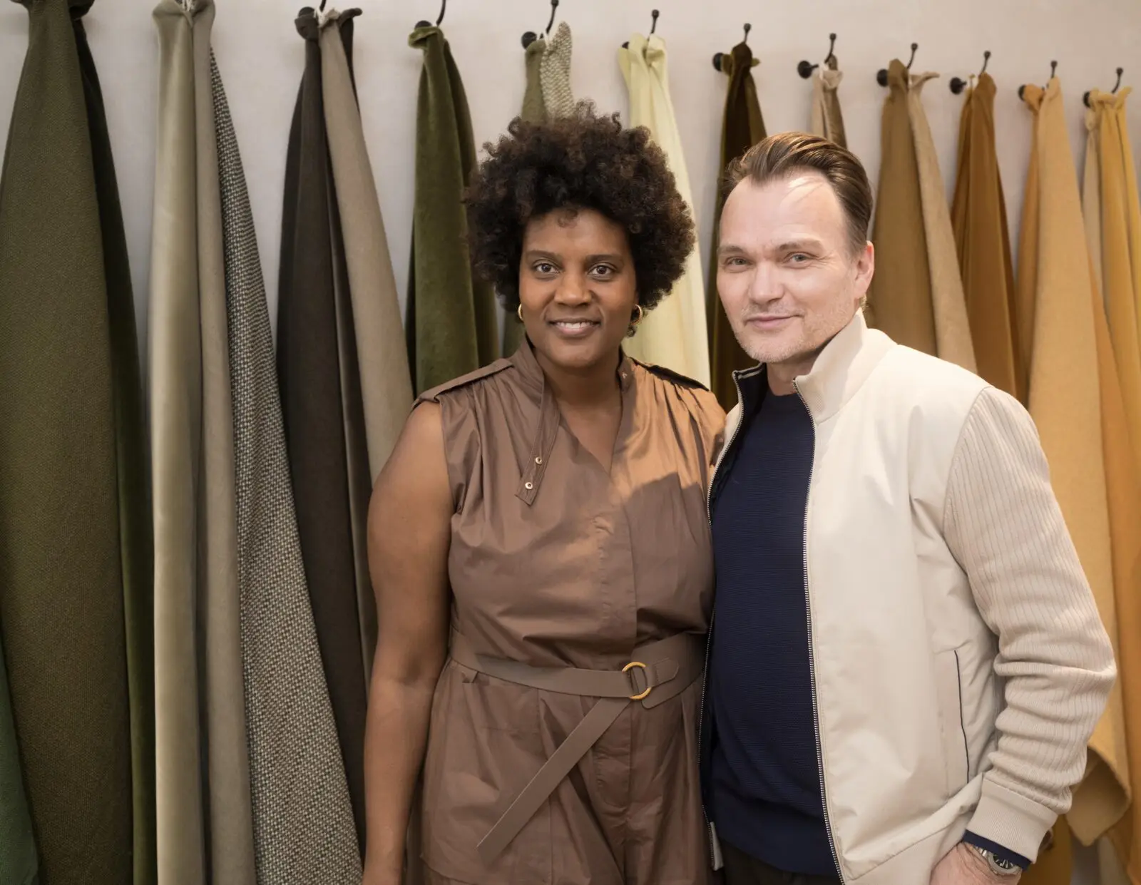 Sherrell & Charles Neal at the Matt Camron Rugs celebration of its partnership with Rose Uniacke (Photo by Daniel Ortiz)