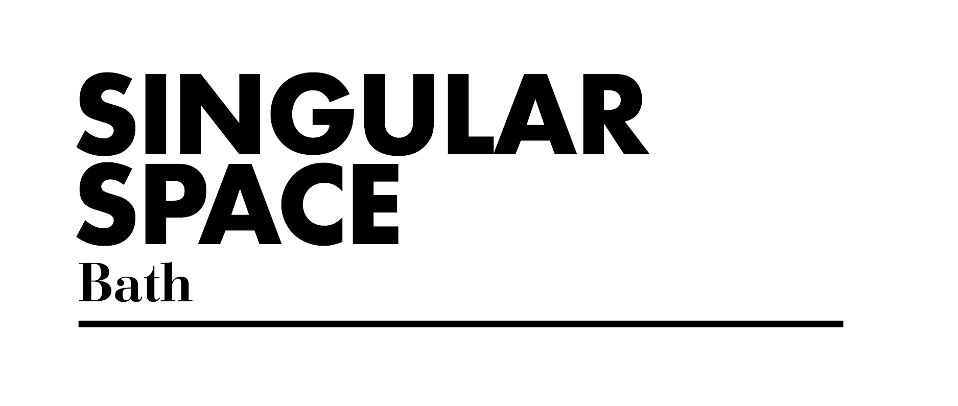 Singular Space bath – graphic