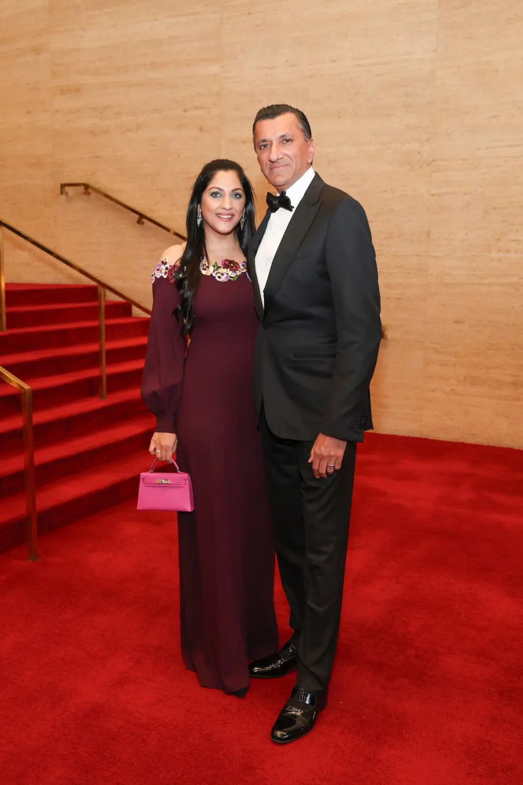 Dr. Sippi & Ajay Khurana at the Houston Symphony Wine Dinner & Collector's Auction (Photo by Priscilla Dickson)