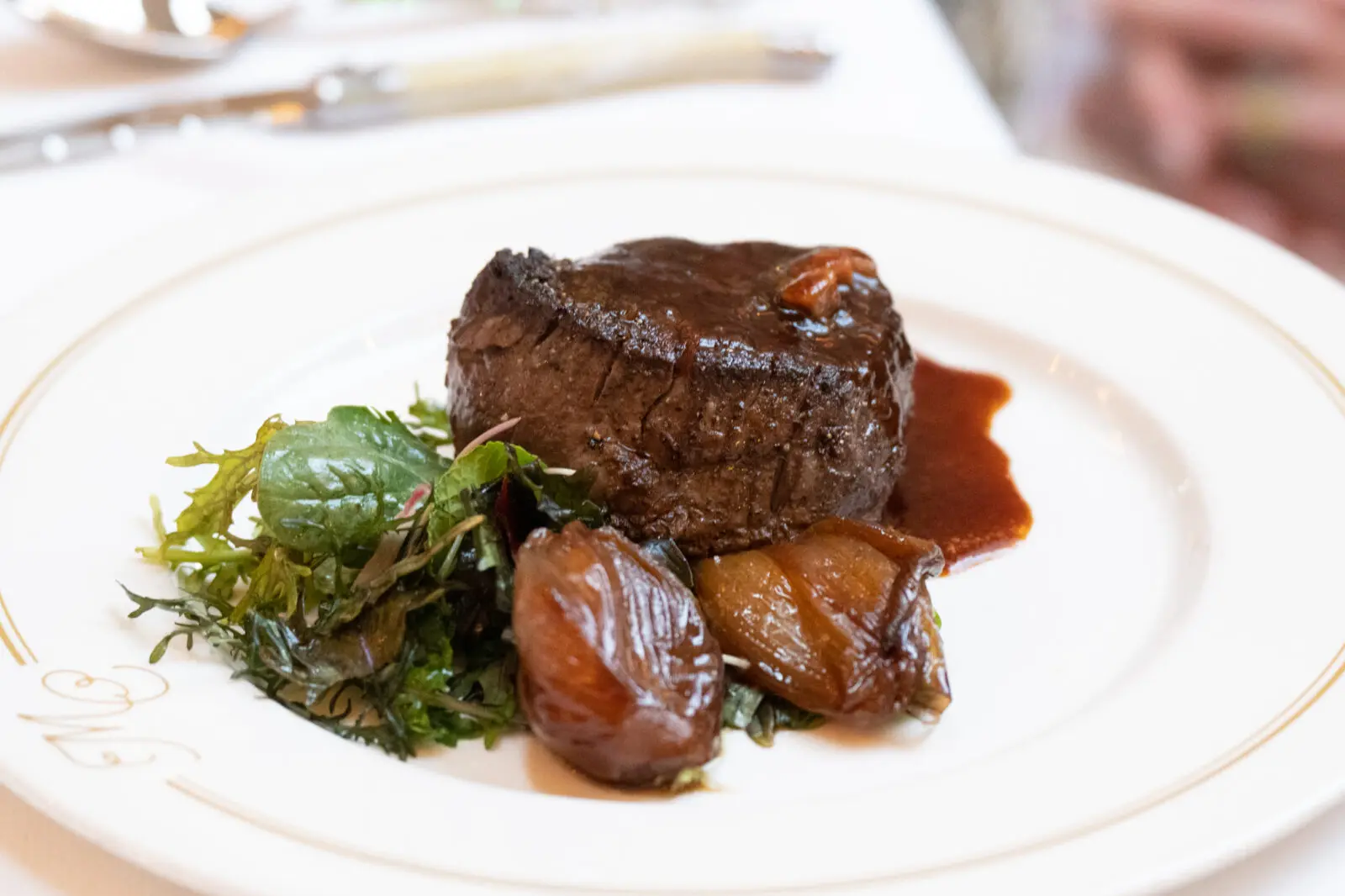 True Texans, almost every guest opted for the filet mignon. (Photo by George Fiala Photography)