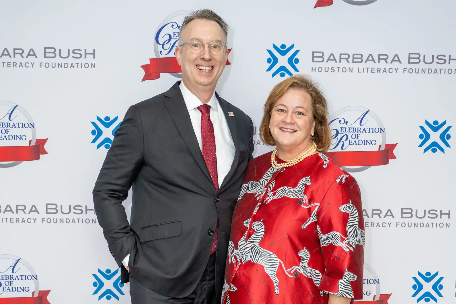 Steve & Barbie Prusak at the Celebration of Reading (Photo by Jacob Power) 