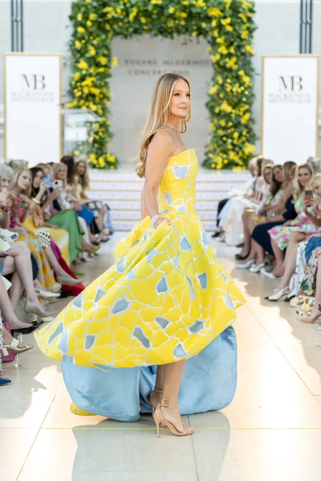 An Italian-inspired runway look from Mackenzie Brittingham (Photos by Thomas Garza, David Truong, and Rob Wythe/Wythe Portrait Studio) 