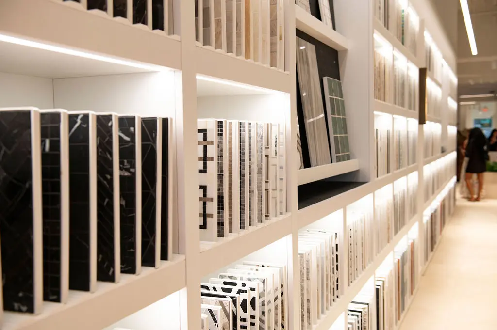 TileBar's showrooms are a destination for designers, architects, builders, and homeowners, so the company seeks to meet its clients where they are already shopping, sourcing, and finding inspiration. (Photo by Tamytha Cameron)