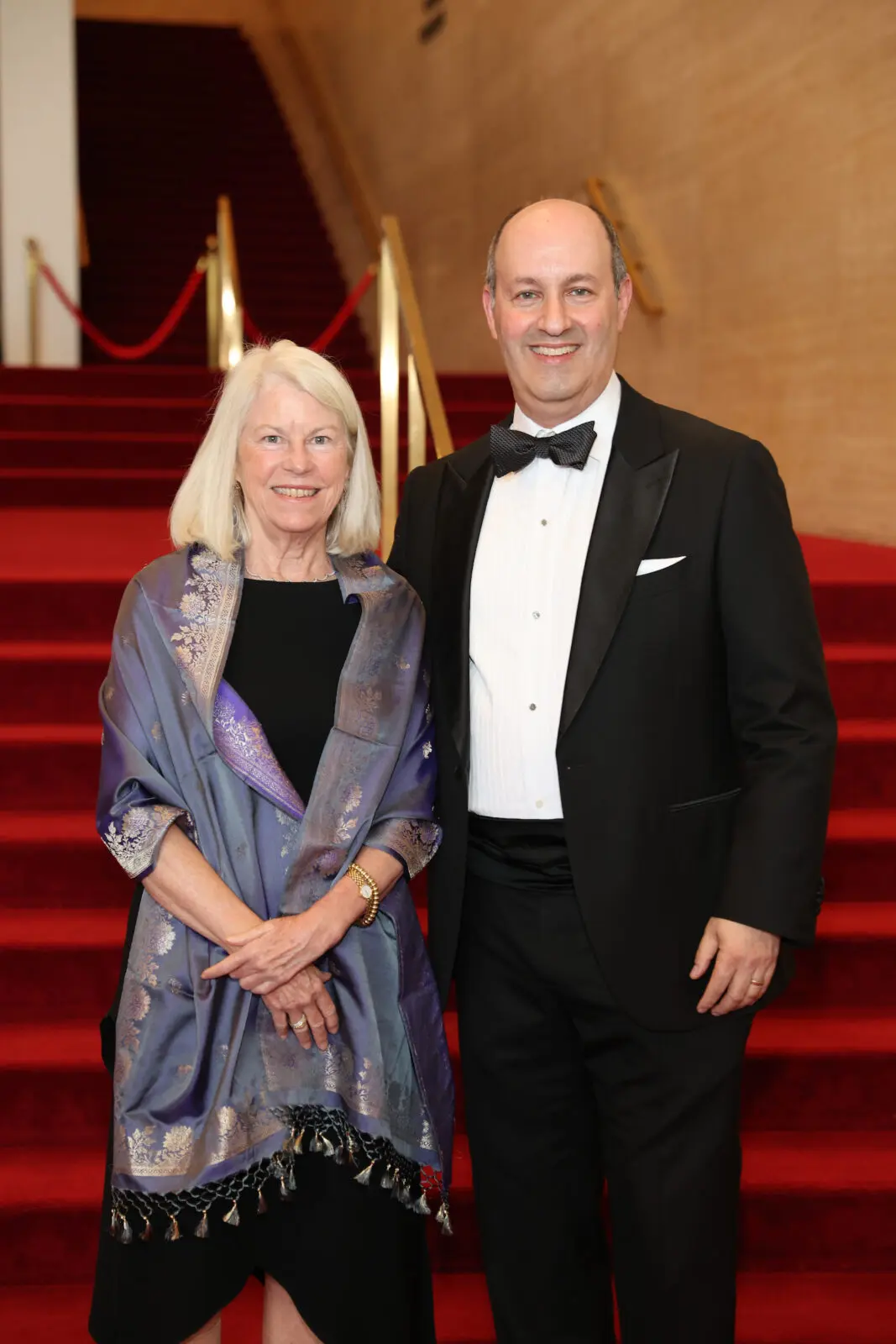 Janet F. Clark, Gary Ginstling at the Houston Symphony Wine Dinner & Collector's Auction (Photo by Priscilla Dickson)