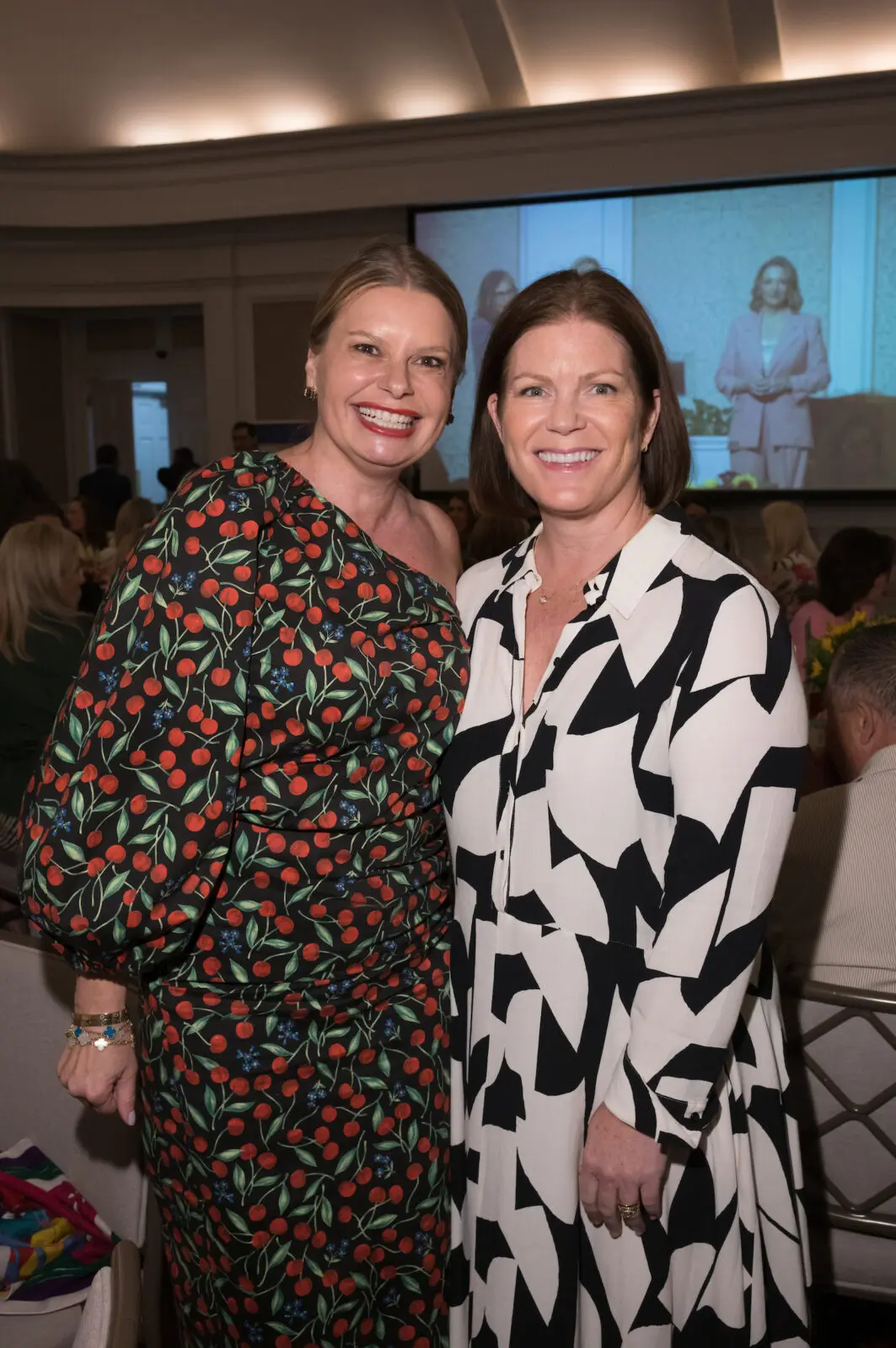 Valerie Dieterich, Lauren Courville at CanCare's 'Hope Survivorship' luncheon (Photo by Daniel Ortiz)