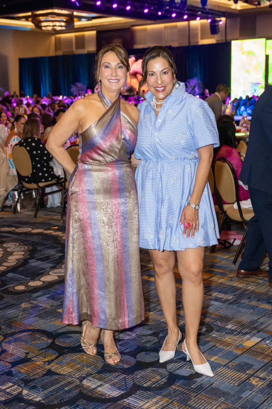 Xochitl Ljuboja, Lisa Flores at the Latin Women's Initiative 'Viva la Moda' event (Photo by Jacob Powers)