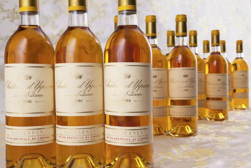 The 1986 Château d'Yquem is a worthy goal.