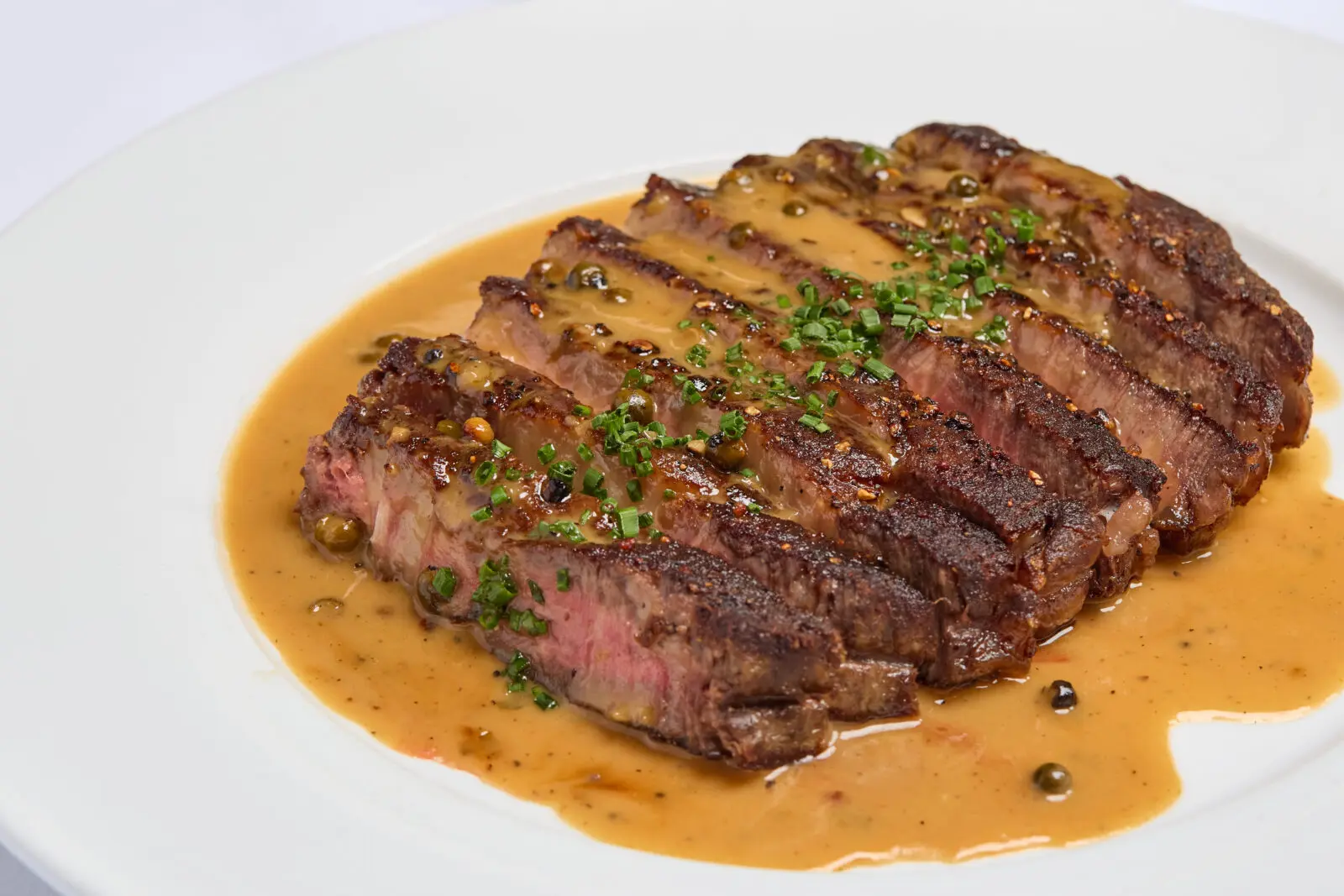 You can't go wrong with the filet au poivre at St. Martin's Wine Bistro. (Courtesy)