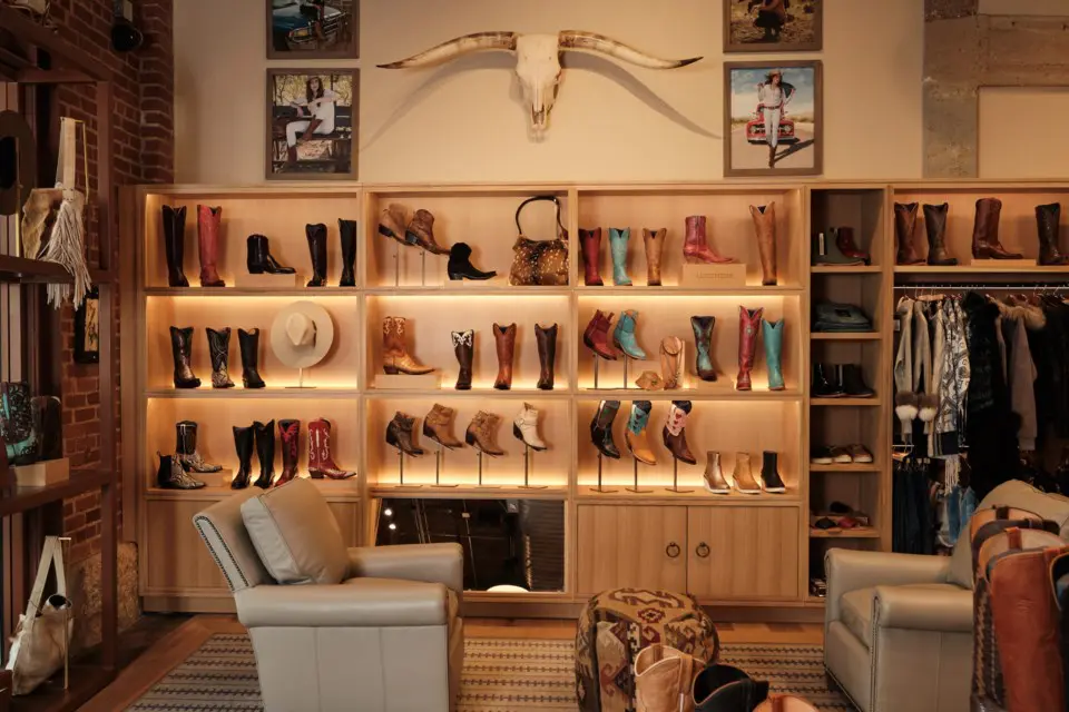 Lucchese's highest-selling location is in Fort Worth’s Mule Alley. (Courtesy of Fort Worth Stockyards)
