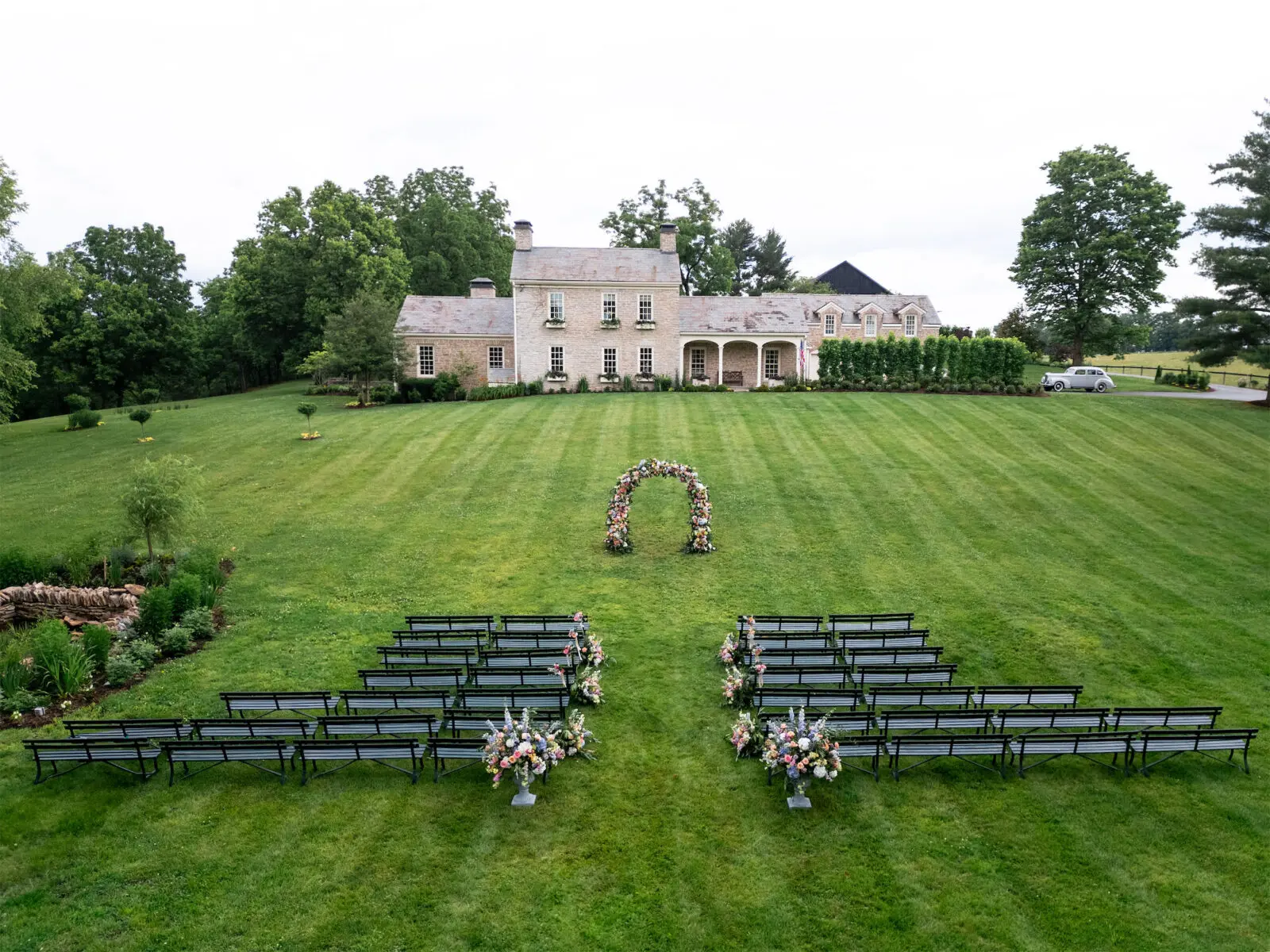 The wedding of Talley Hodges and Will Pike at Millers Run Farm (Photo by The Browns)