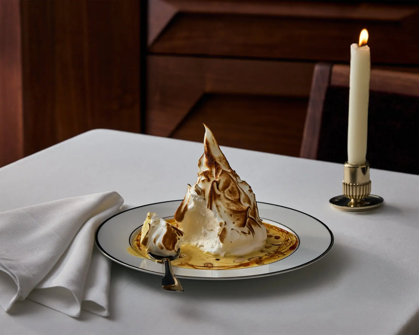 Glacier Flottant at the new restaurant Marcel in New York City. (Photo by Nico Schinco)