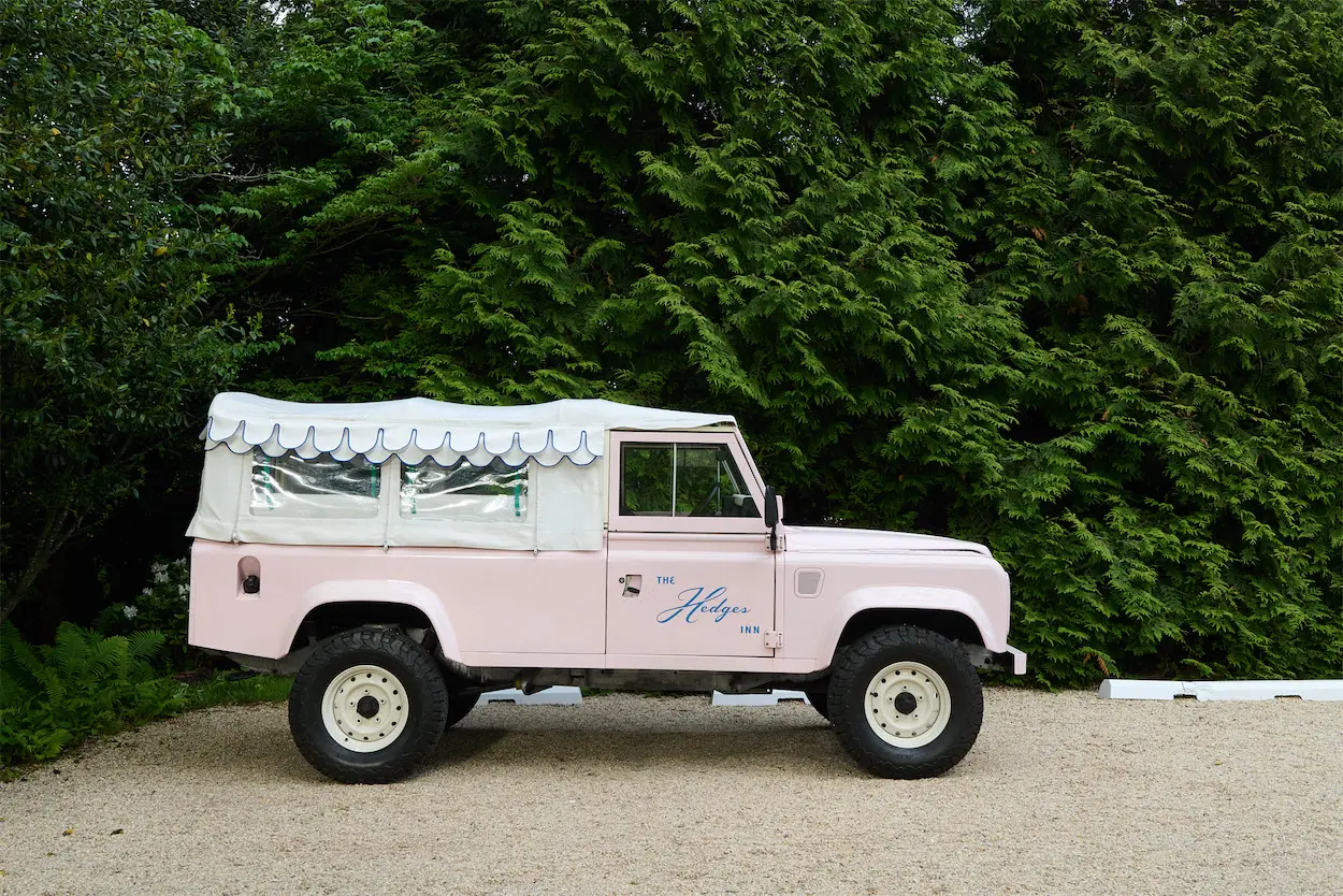 The Hedges Inn signature pink Beach Runner (Photo by Glen Allsop)