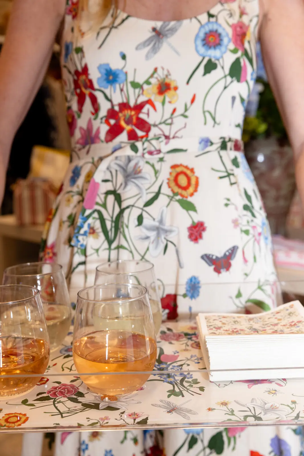 Guests enjoyed cocktails while admiring the new colleciton up-close. (Photo by Kaitlin Saragusa Kellerman)