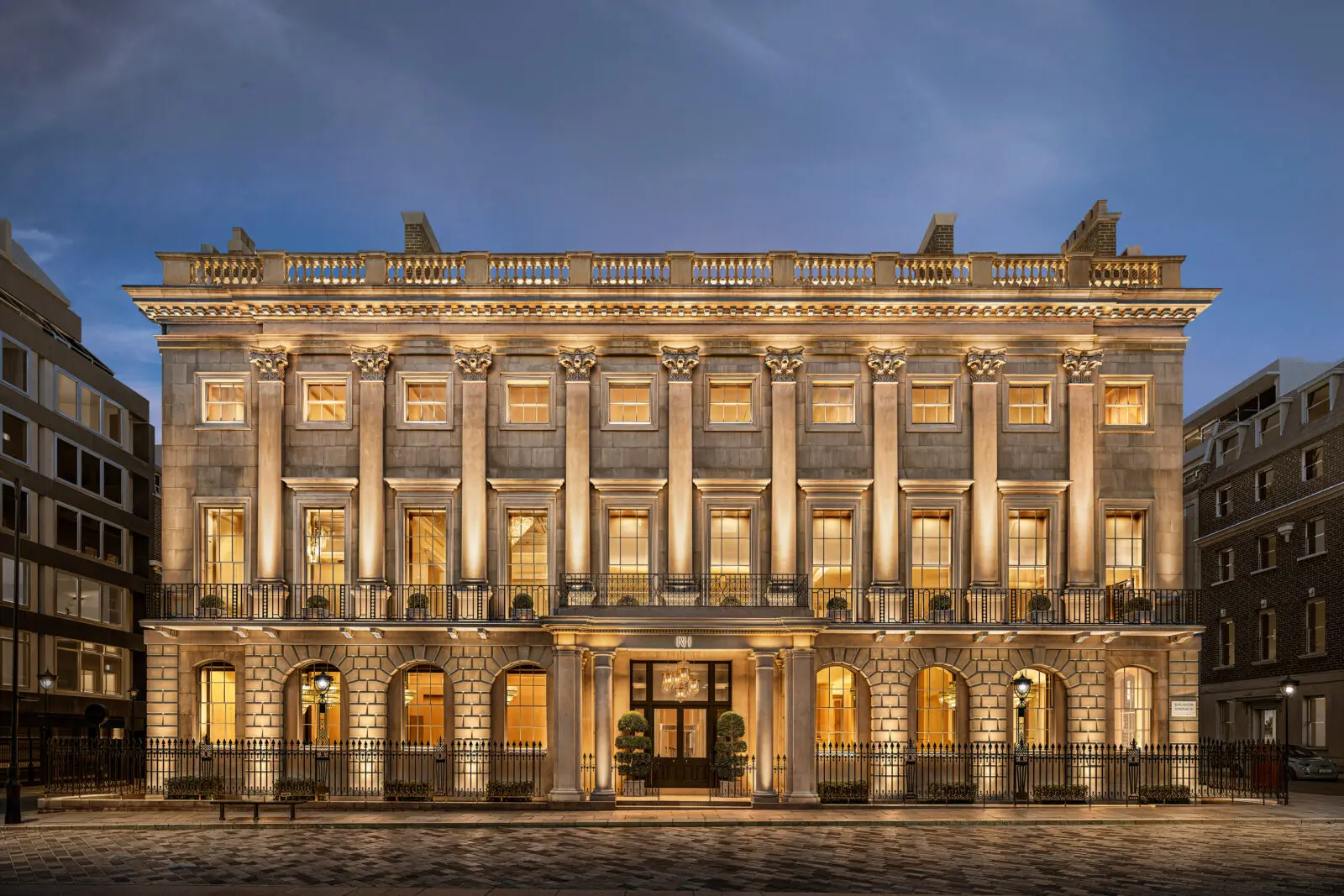On June 27, RH also debuted RH London, The Gallery in Mayfair, a more than 16,000-square-foot, five-floor 18th-century Palladian mansion that will be restored and reimagined as a first-of-its-kind hospitality destination that celebrates furniture, design, food, and wine. (Rendering by RH)