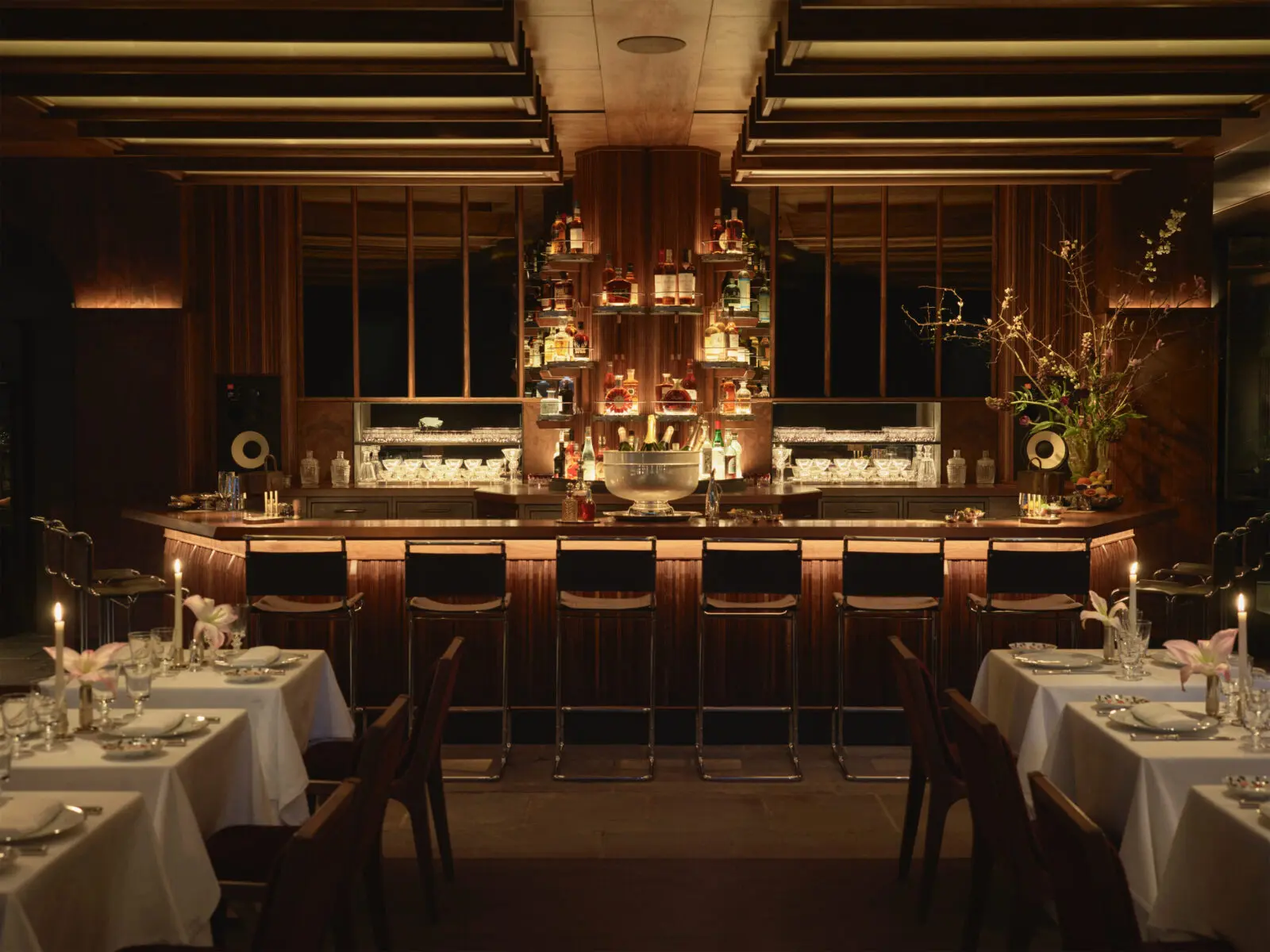 The bar at Marcel is stunning. (Photo by Rich Stapleton)