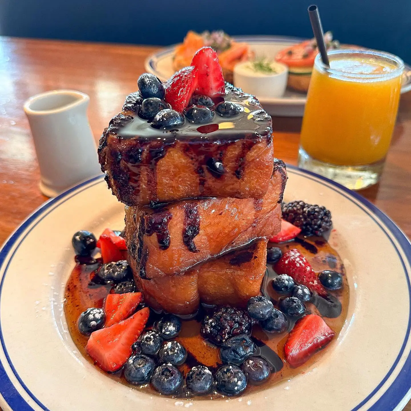 The Hamptons French Toast at Hudson House is a favorite for brunch. (Courtesy)