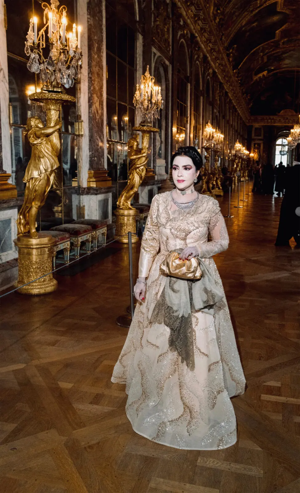 Maha Khan at the Friends of Versailles soirée (Photo by Catalin Vutcariov)
