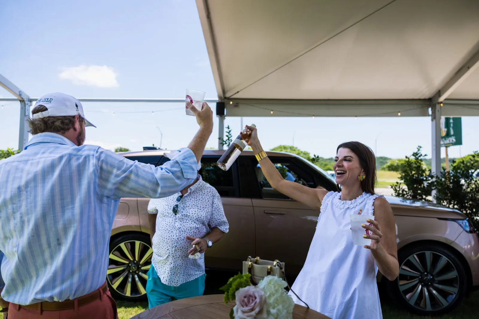 Croquet, rosé, and relaxed conversation capped off the invitation-only Range Rover House weekend. (Photo by Land Rover Fort Worth)