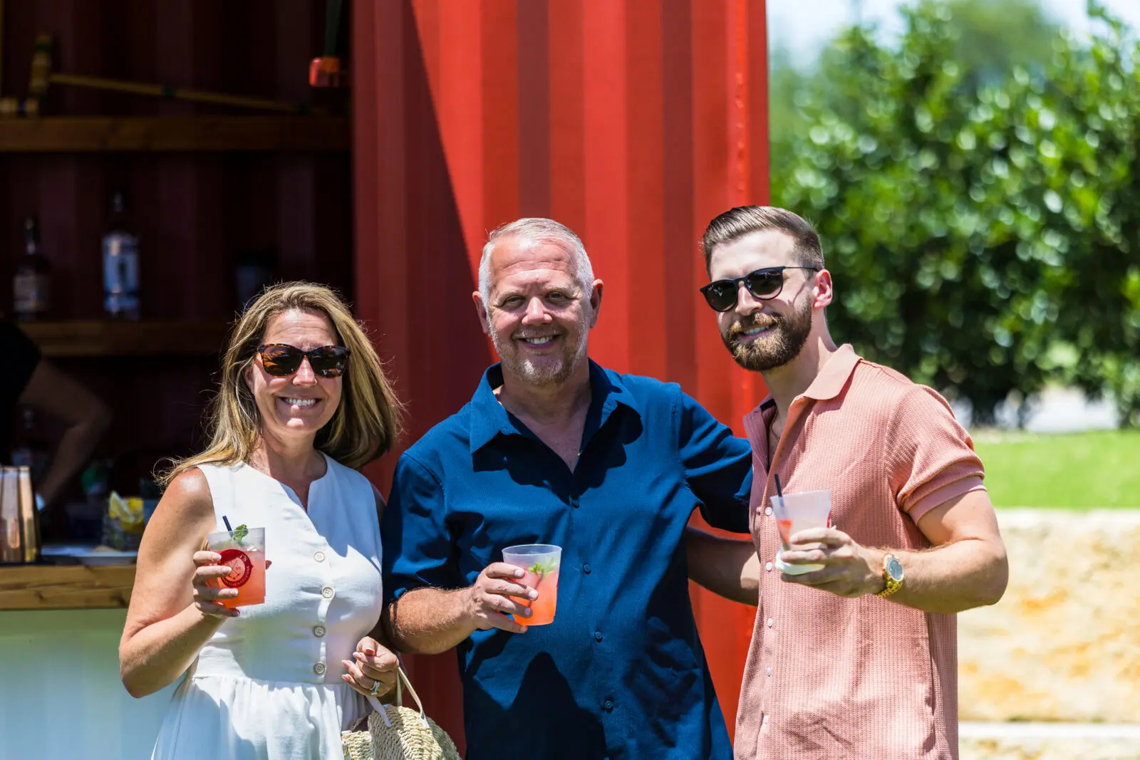 Guests gathered at Stewart's Croquet & Cocktail Club for the weekend's "Croquet and Rosé" finale. (Photo by Land Rover Fort Worth)