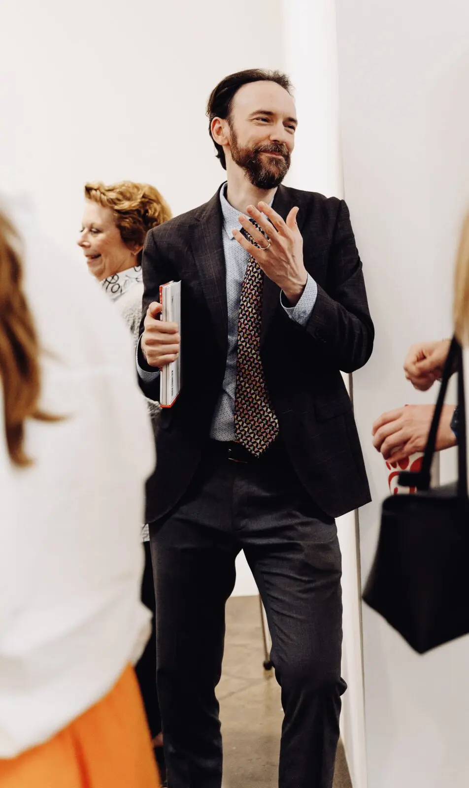 Andrew Bailey at Winn Morton book signing at Conduit Gallery (Photo by Vanessa Chavez)
