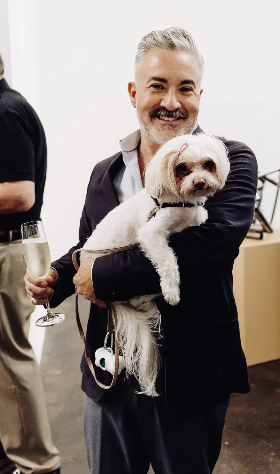 Andrew Gonzales at the Winn Morton book signing at Conduit Gallery (Photo by Vanessa Chavez)