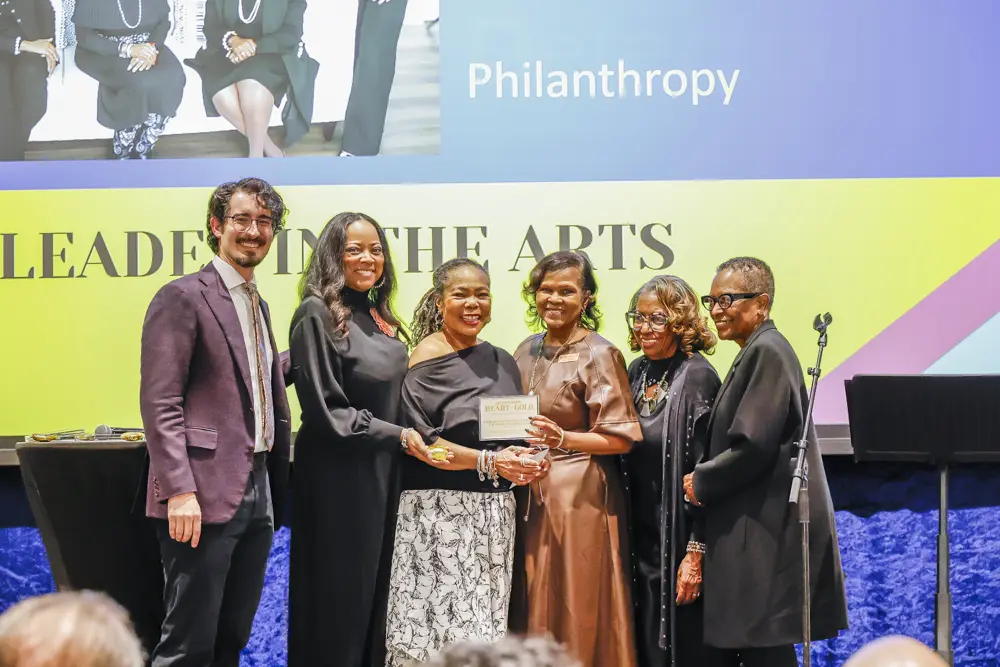 The Heart of Gold Award continues to highlight leaders and supporters of the arts. (Photograph by Julien Lambert)