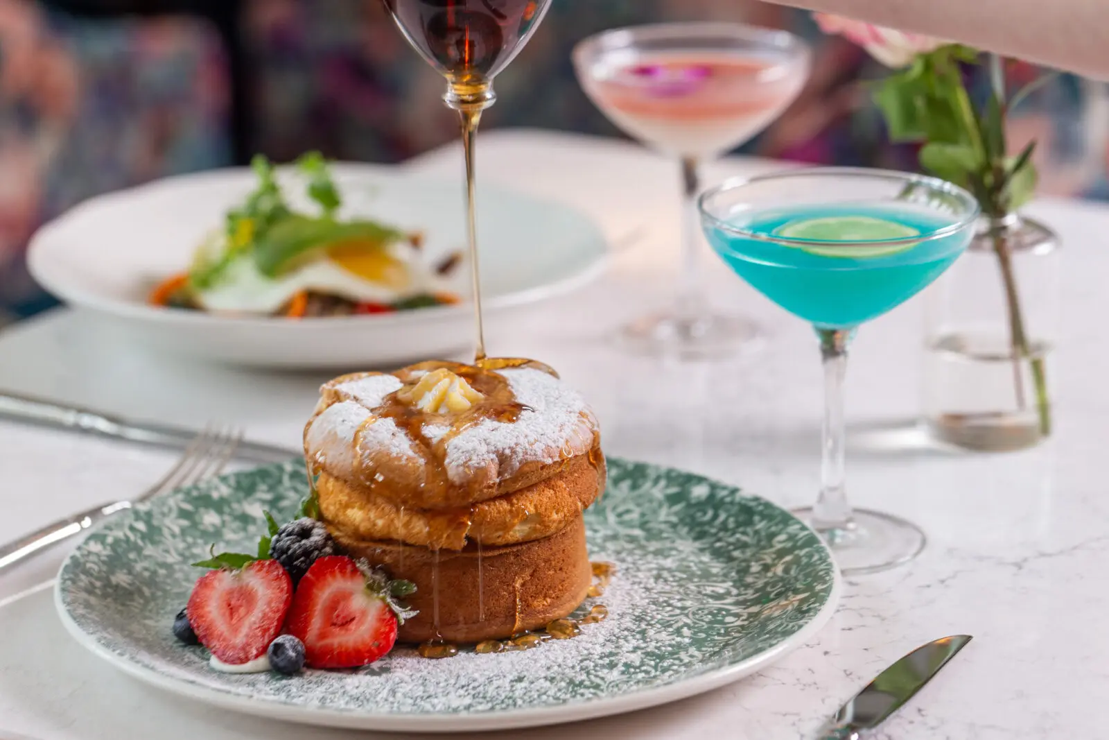Soufflé pancakes are a fan favorite at The Audrey. (Photo courtesy of The Audrey)