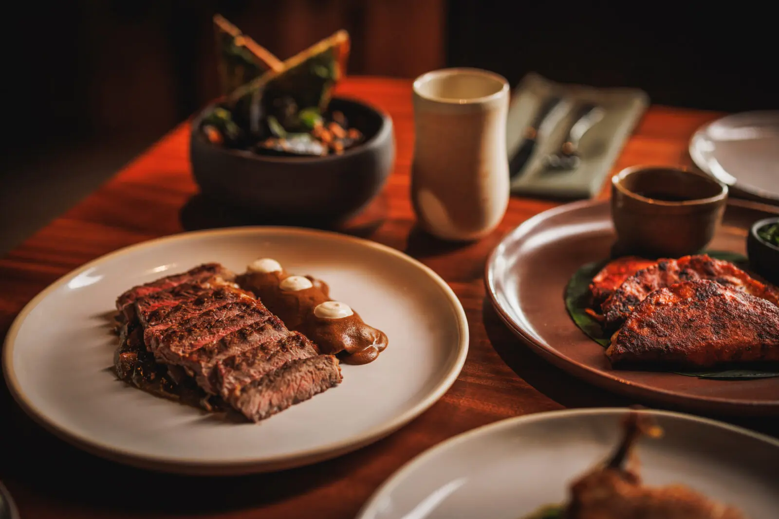 A highlight of the menu is the Wood-Fired Carne Asada. (Photo by Samantha Marie Photography)