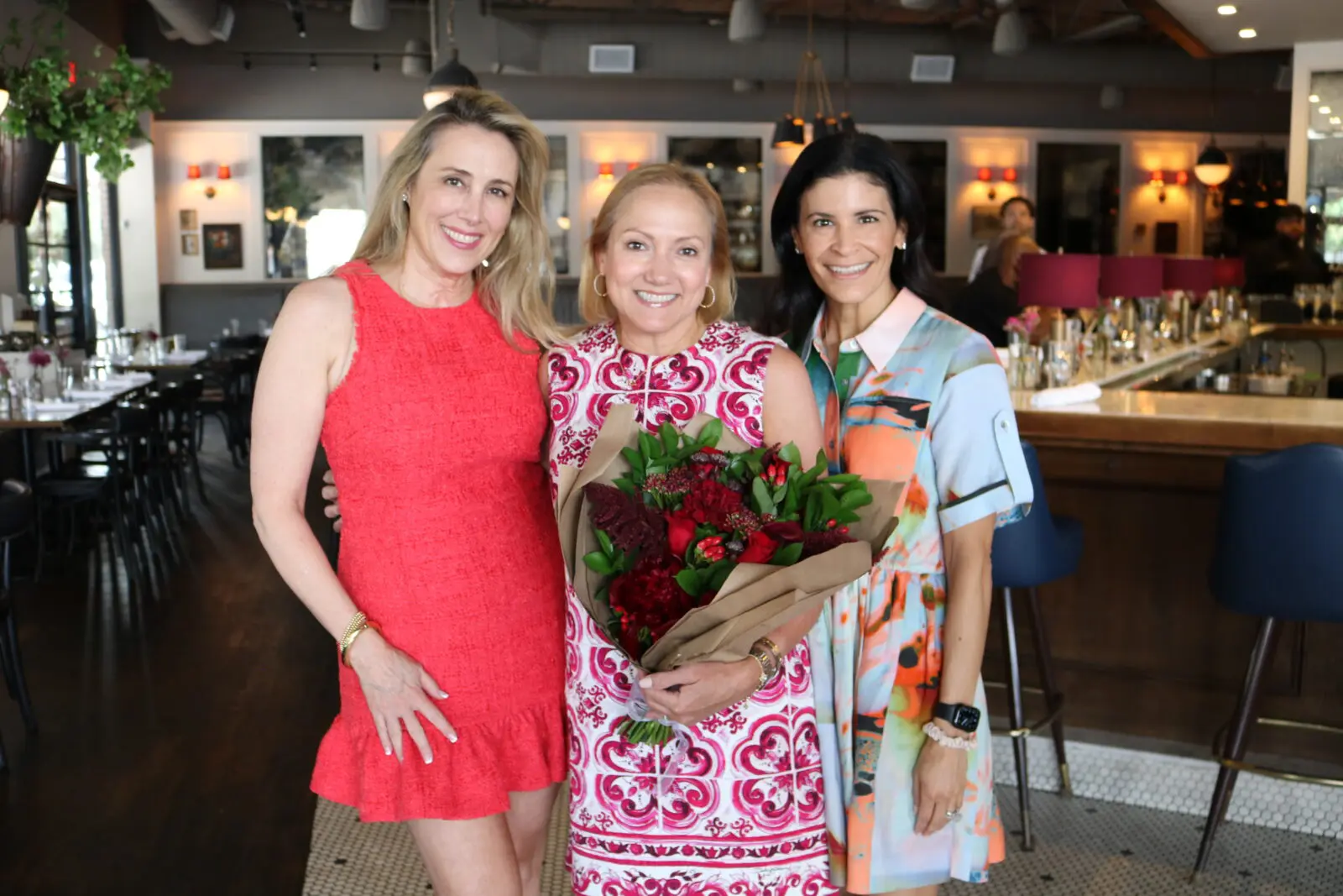 Christie Sullivan, Mignon Gill, Kristy Bradshaw at the 2027 Women of Distinction announcement party (Photo by Wilson Parish)