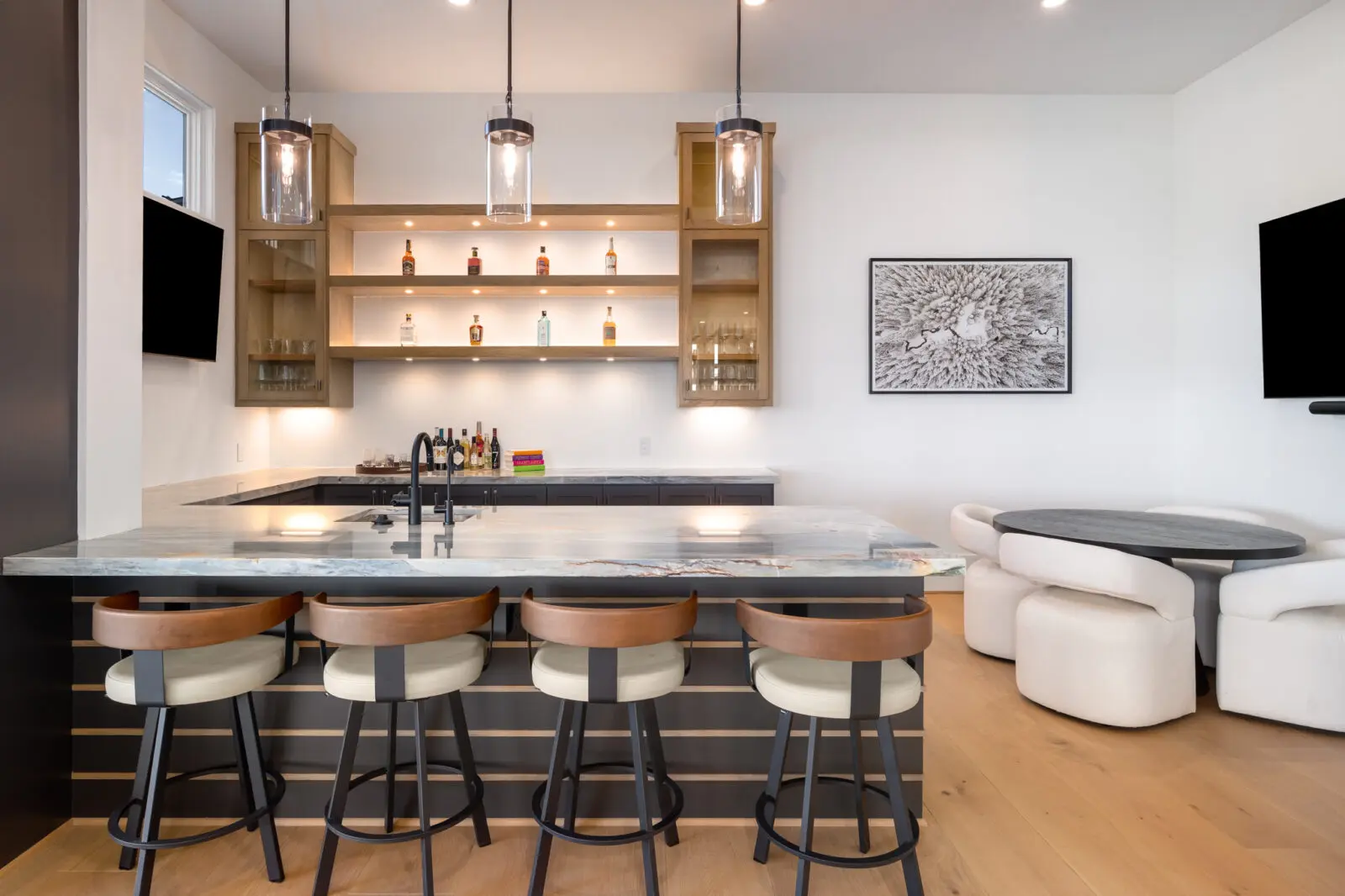 With 7,305 square feet of pure mountain luxury, this six-suite estate offers an elevator, a premier corner site with wraparound views, and a design intentionally built for large-scale gathering and entertaining for $12.9 million. 