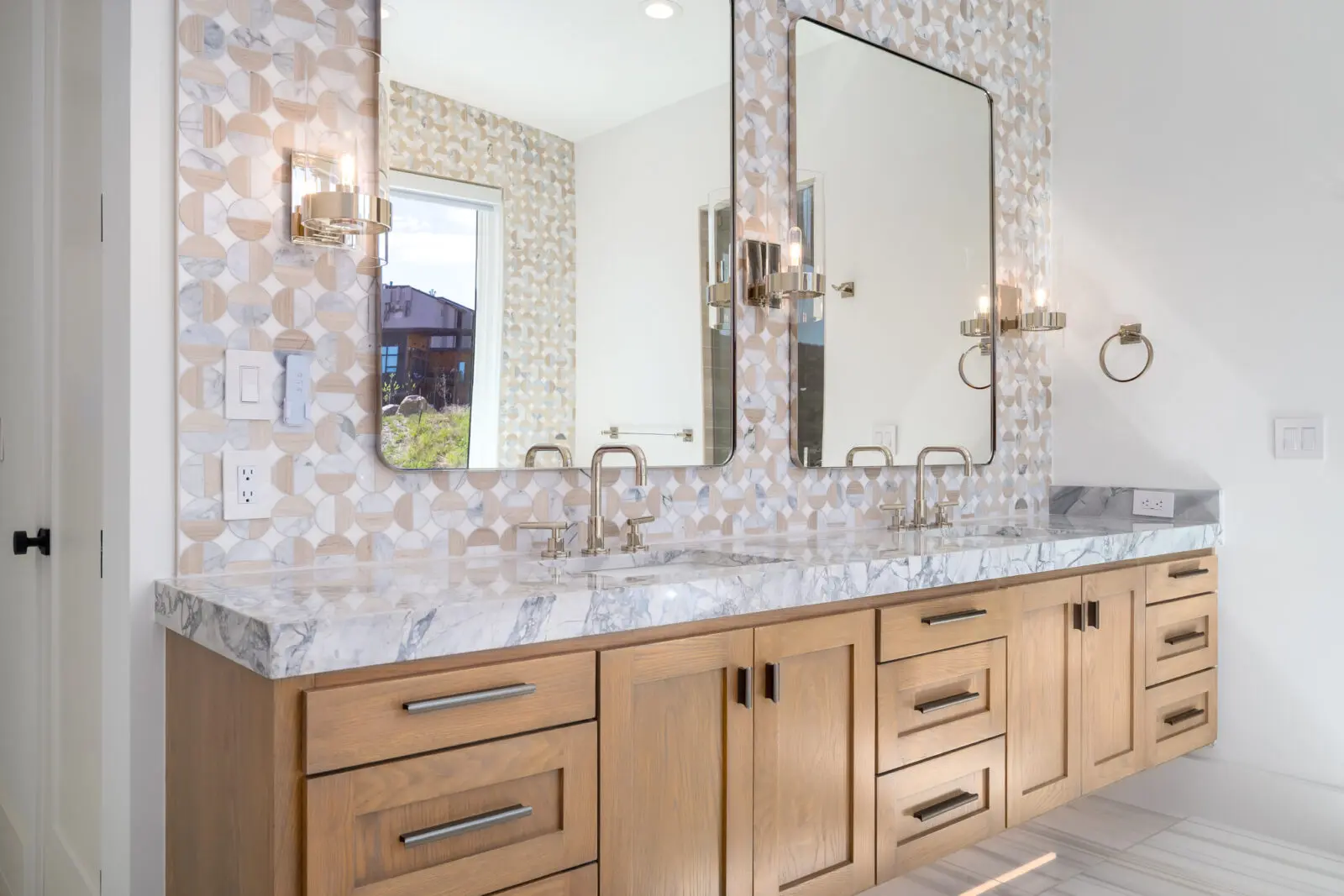 The move-in ready, new construction masterpiece reflects luxury at every turn.