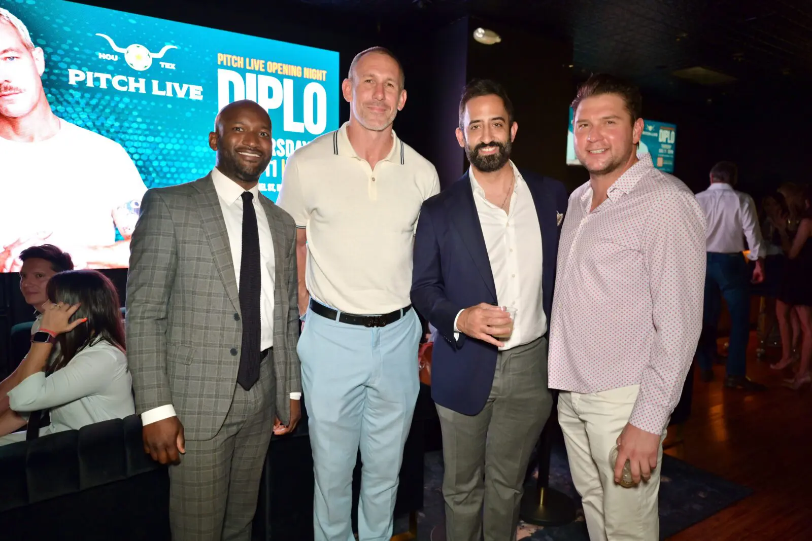 Christopher Jackson, Owen Daniels, Shaheen Arianpour, David Galic at The Ranch Presents Pitch Live  (Photo by Alex Montoya)