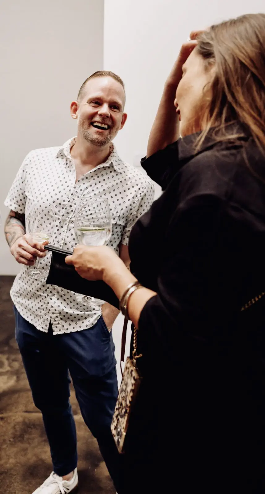 Daniel Stanley at the Winn Morton book signing at Conduit Gallery (Photo by Vanessa Chavez)