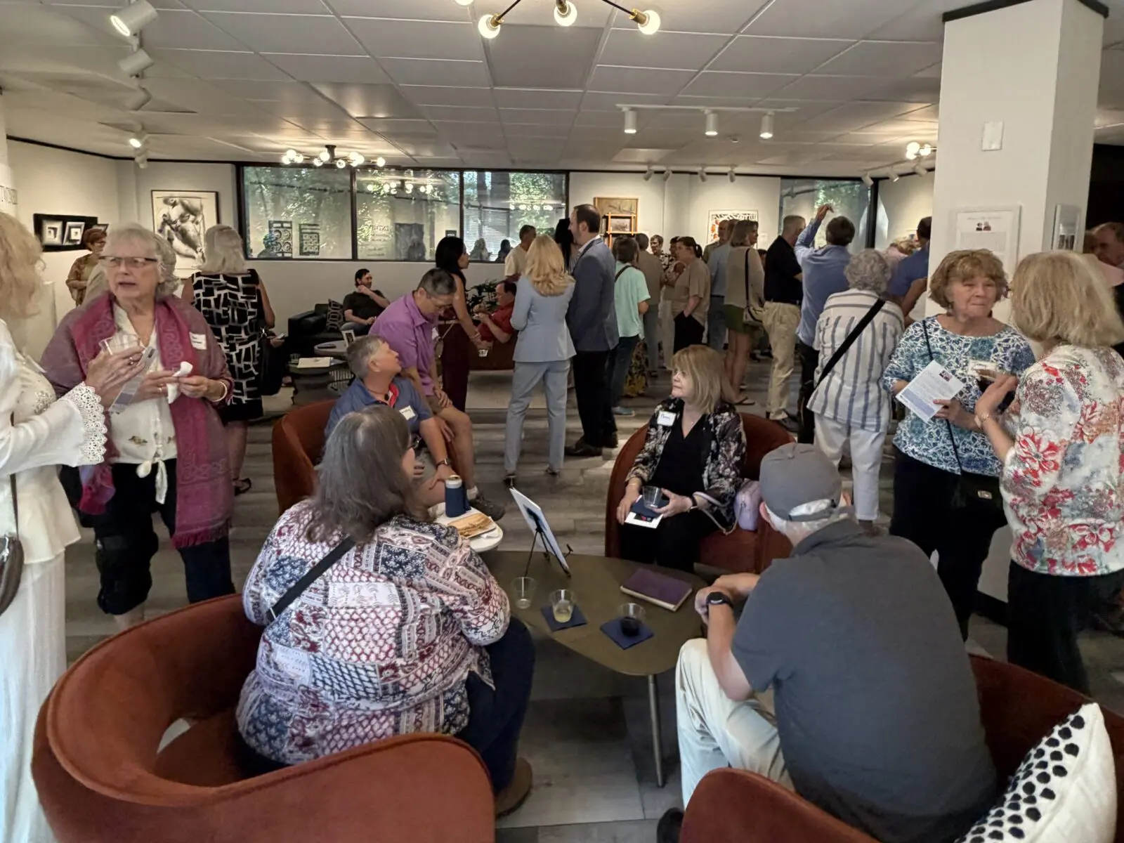 "Entwined" Opening Reception hosted by the Woodlands Art Council. (Photo courtesy of the Woodlands Art Council) 