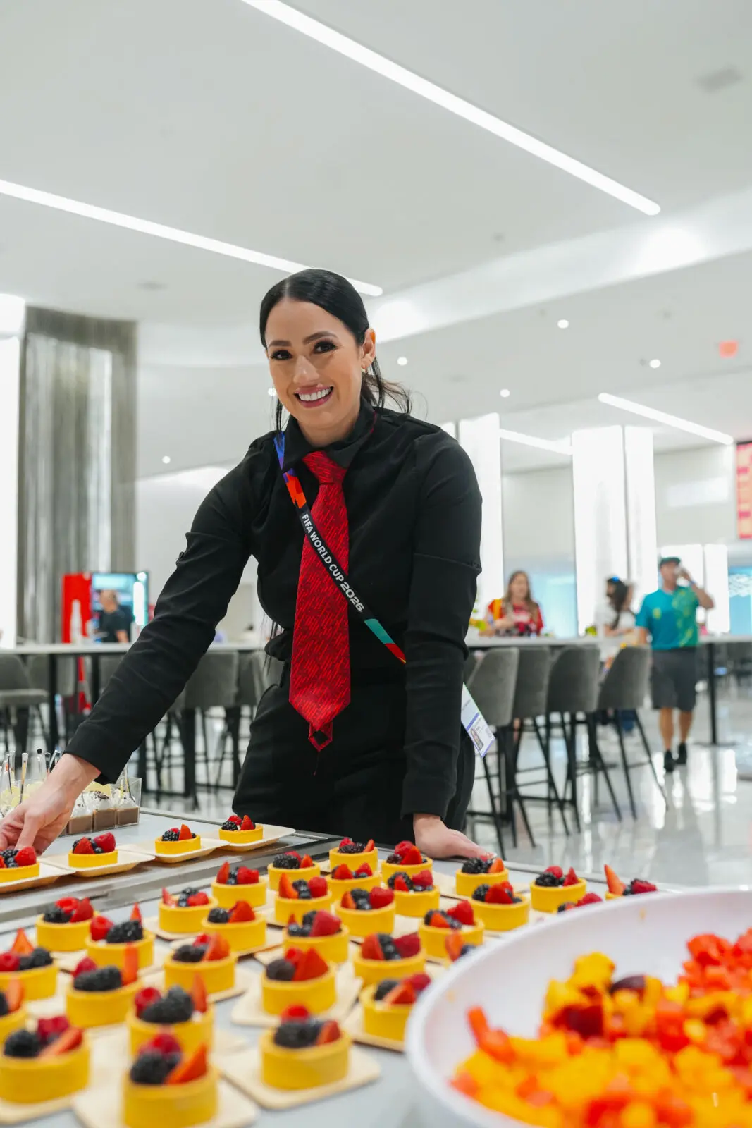 The On Location ticket package grants access to its VIP lounge with a buffet and open bar.  (Photo by On Location)