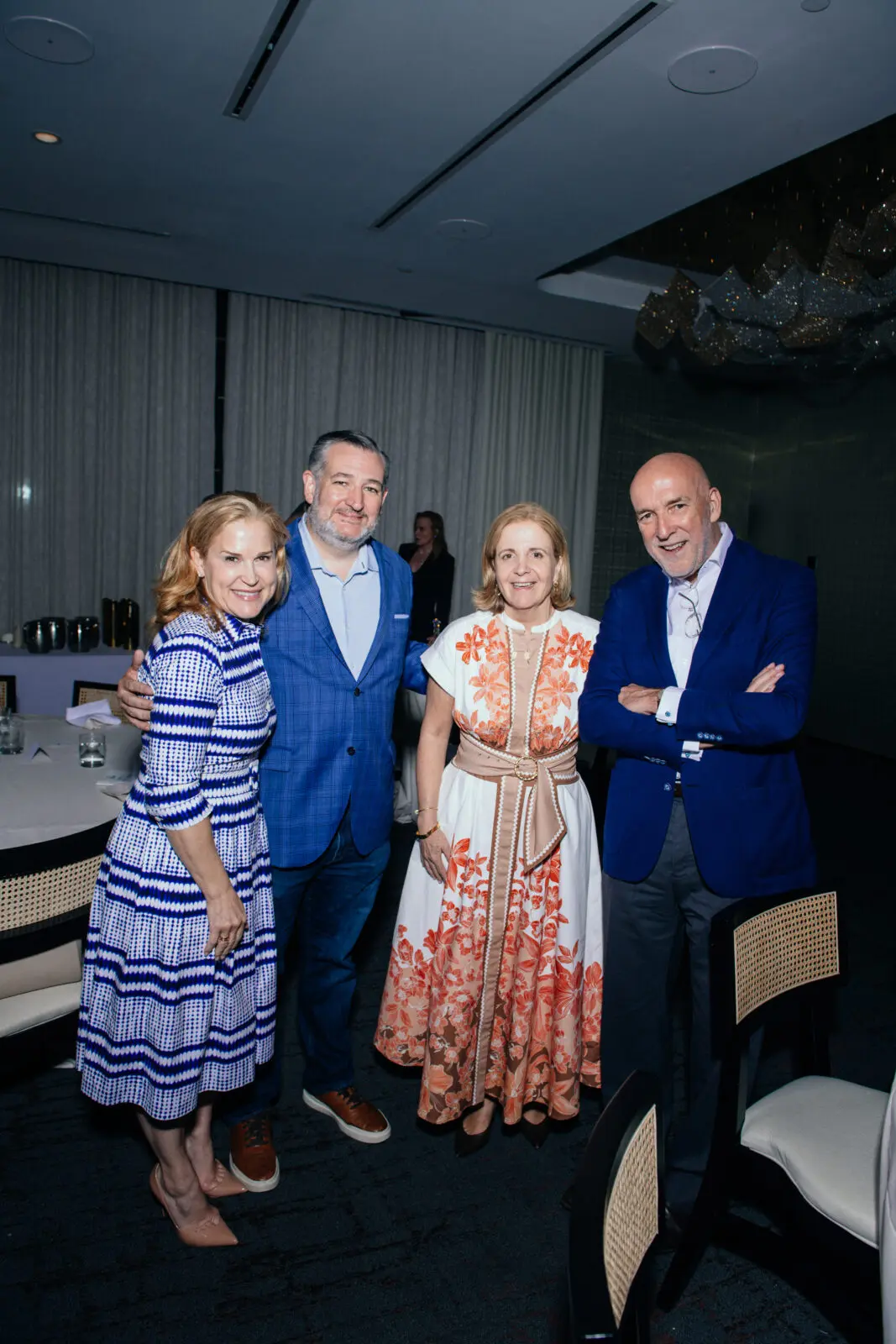 Heidi & Sen. Ted Cruz, Isabel & Ignacio Torras at the Genuine Cup's second annual Hope & Opportunity Dinner  (Photo by Jenny Antill)