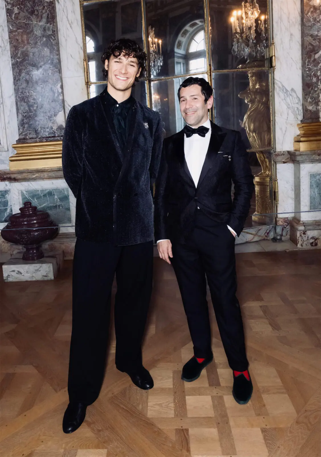 Hugo Marchand, Alexis Mabille at the American Friends of Versailles soirée (Photo © François Goizé)