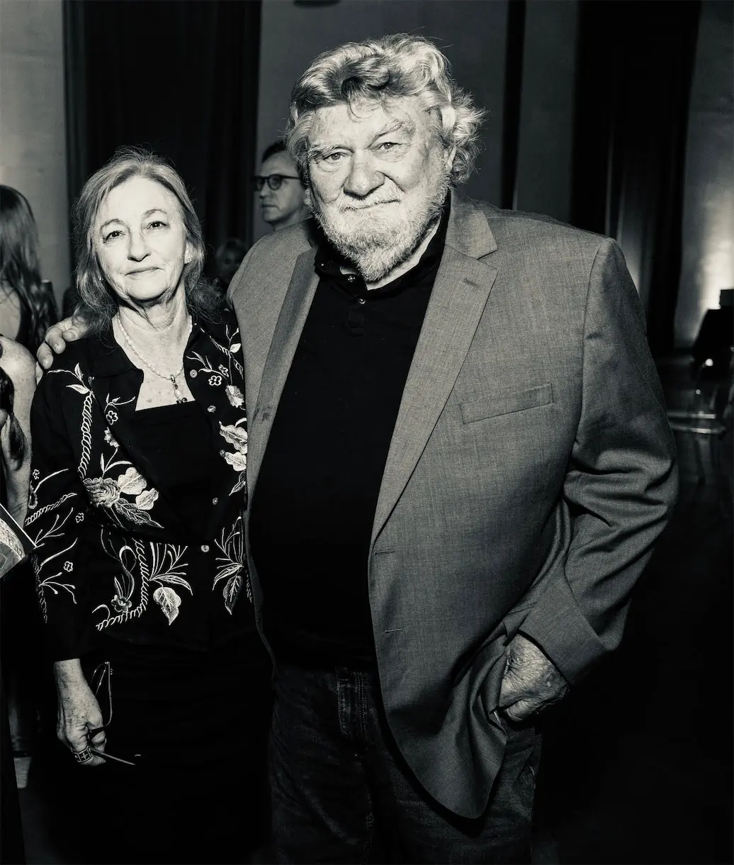 Charmaine Locke & James Surls at Glasstire 25th Anniversary Party & Auction (Photo by Jenny Antill Clifton)