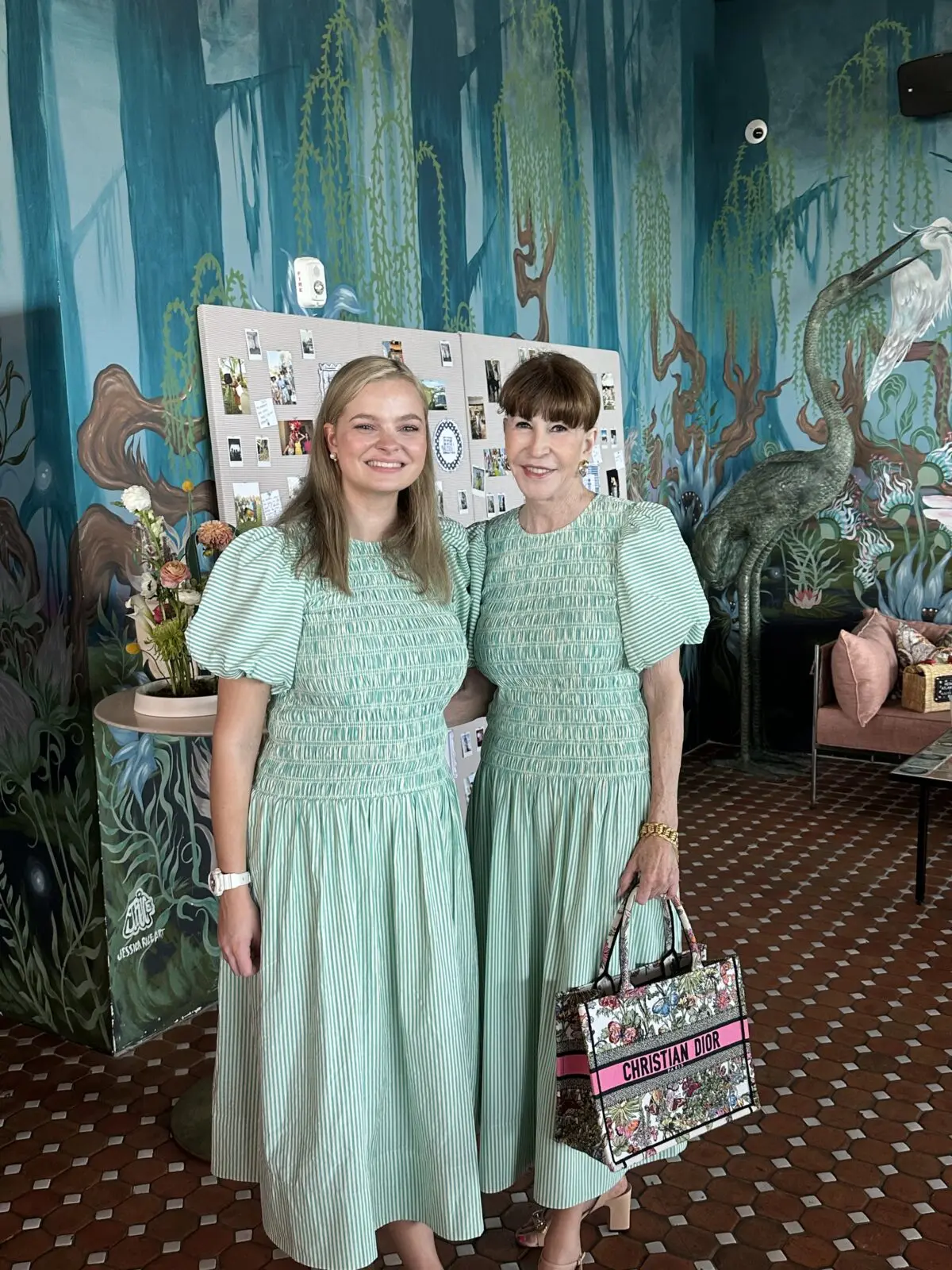 Matching Hunter Bell outfits were the norm as fans dressed to impress in the designers fashions. (Courtesy photo) (Photo by Caroline May)