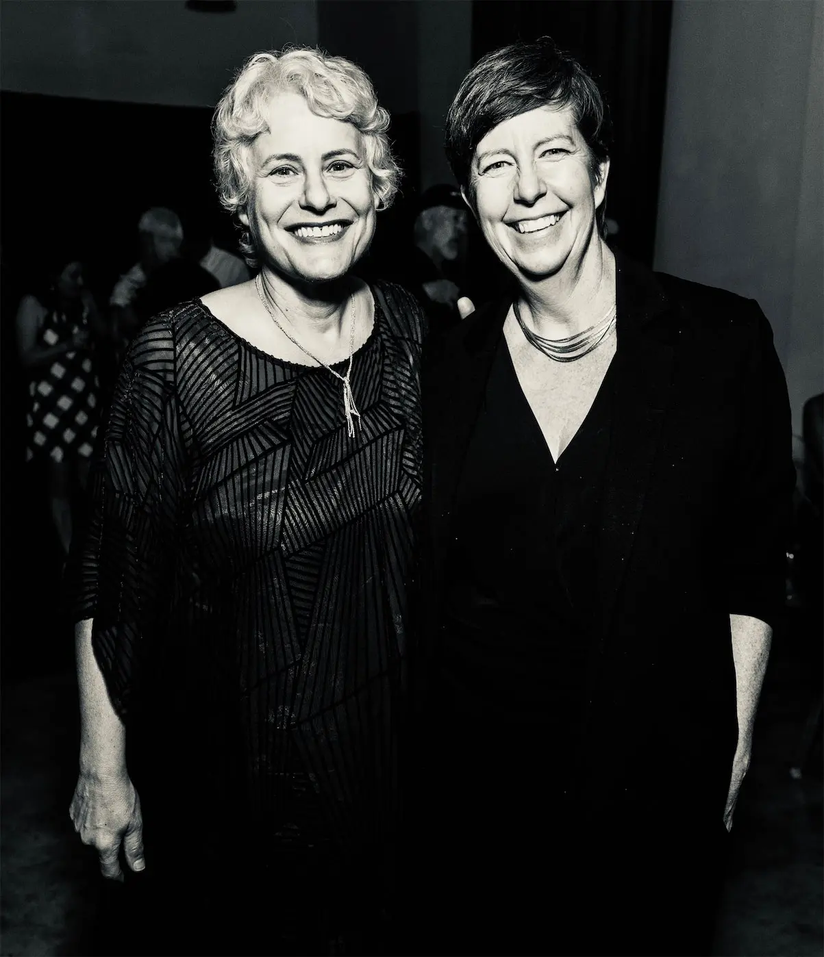 Sharon Engelstein, Joey Fauerso at Glasstire 25th Anniversary Party & Auction (Photo by Jenny Antill Clifton)