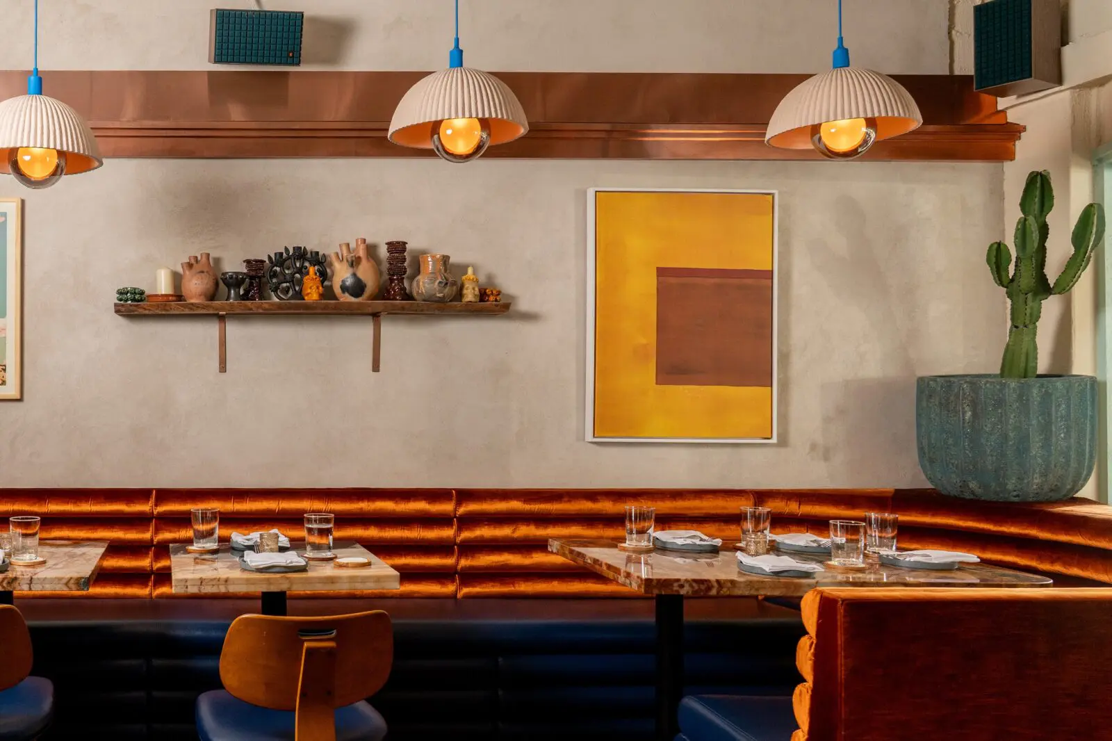 Inside the stylish looking Maximo restaurant situated in West University. (Photo by Carla Gomez)