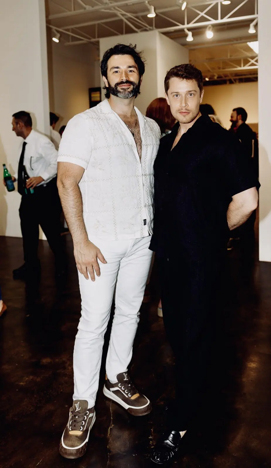 Jeremy Bridges & Cody Brown at the Winn Morton book signing at Conduit Gallery (Photo by Vanessa Chavez)