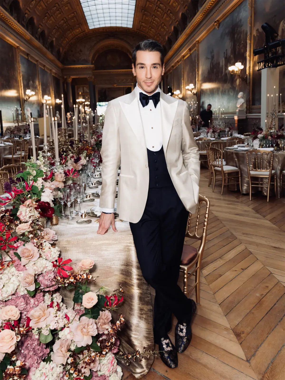 Lucas Somoza at the American Friends of Versailles soirée (Photo © François Goizé)