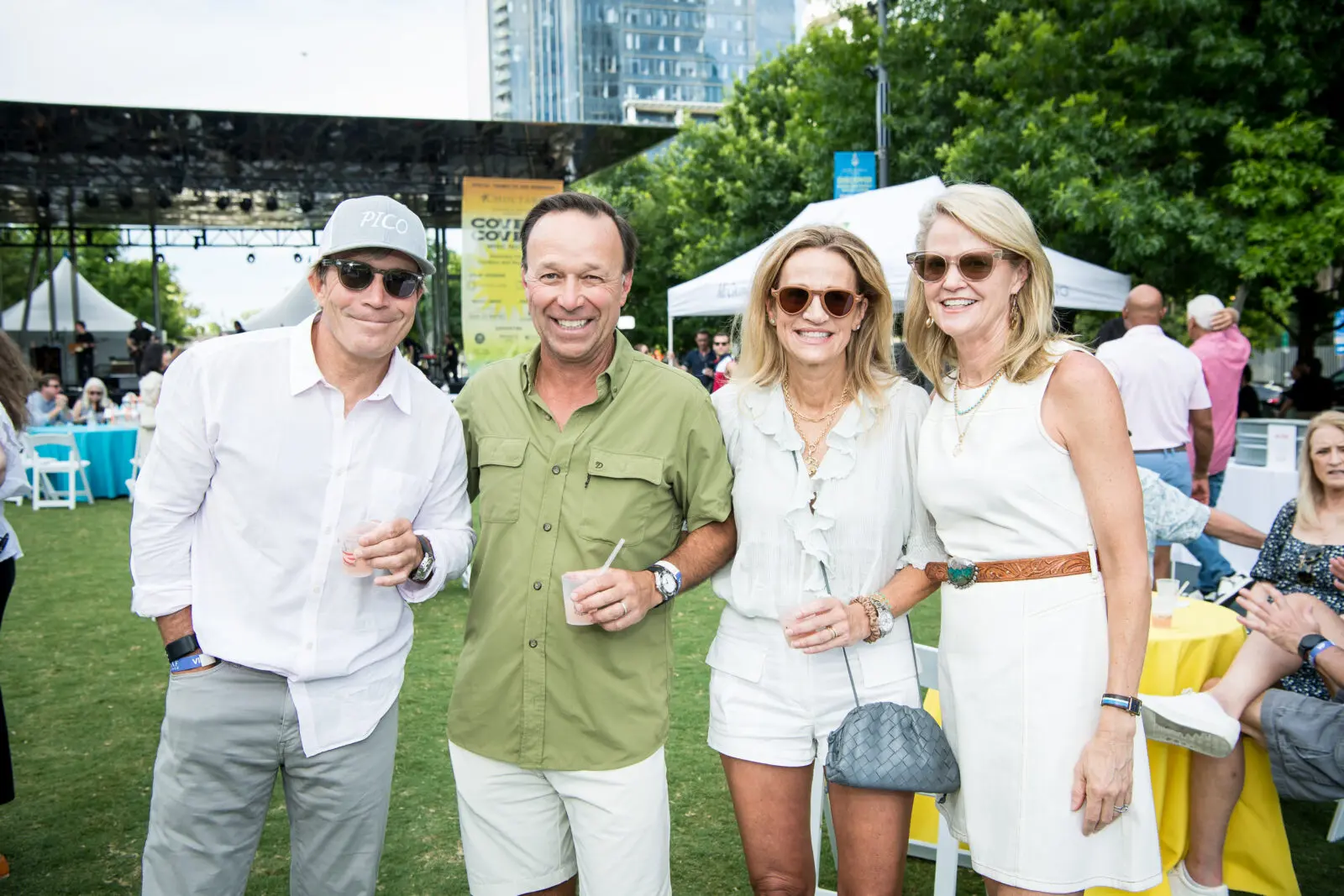 Murray McCabe, Lawrence Piccagli, Stacy Piccagli, Libby McCabe (Photo by Kelly Alexander Photography)