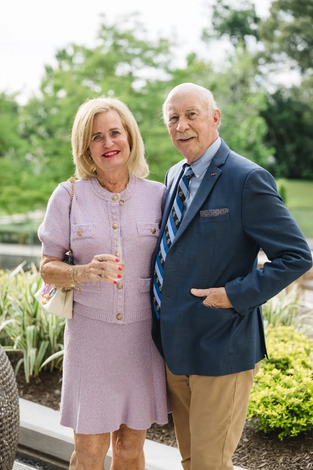 Pam and Richard Franks are already residents of 1 Riva Row. (Photo by Johnny Than)