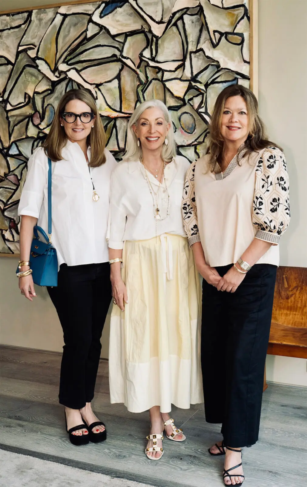 Piper Wyatt, Adele Broughton, Margaret Stafford at Lionel Morrison book signing event (Photo by George Fiala)