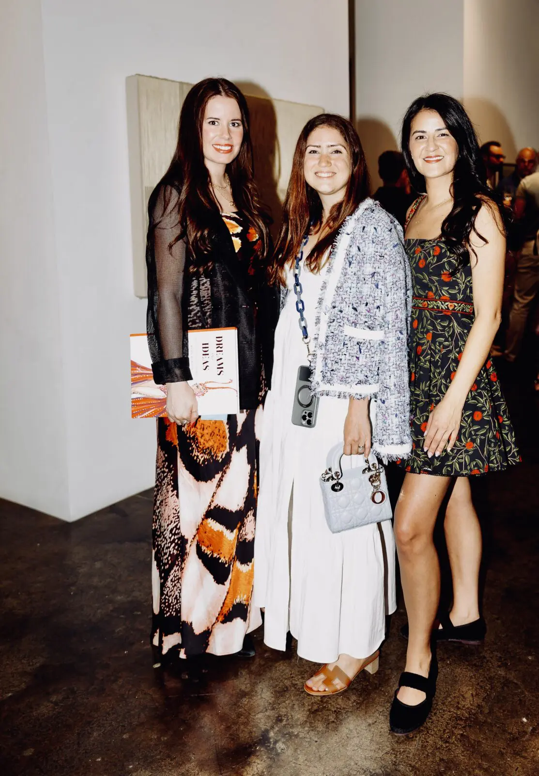Sadie Baker, Lea Badro, Xochitl Reyes at the Winn Morton book signing at Conduit Gallery (Photo by Vanessa Chavez)